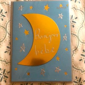 “Bonjour Bebe” Papyrus New baby card
